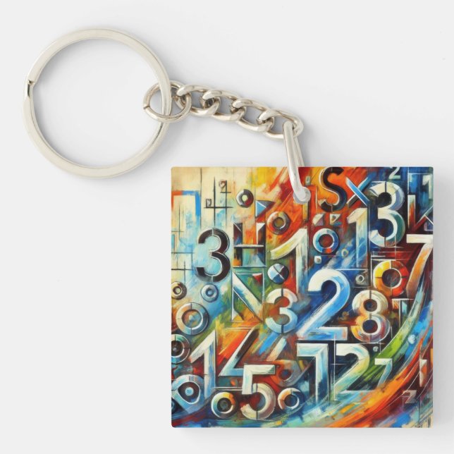 Industrial Grunge Keychain (Front)