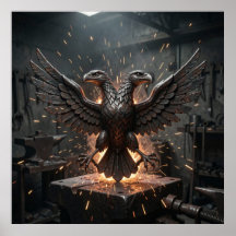 Industrial Heritage Flame-Kissed Iron Eagle Premiu
