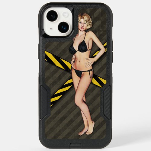 Industrial High Voltage Bikini Pinup OtterBox iPhone 14 Plus Case