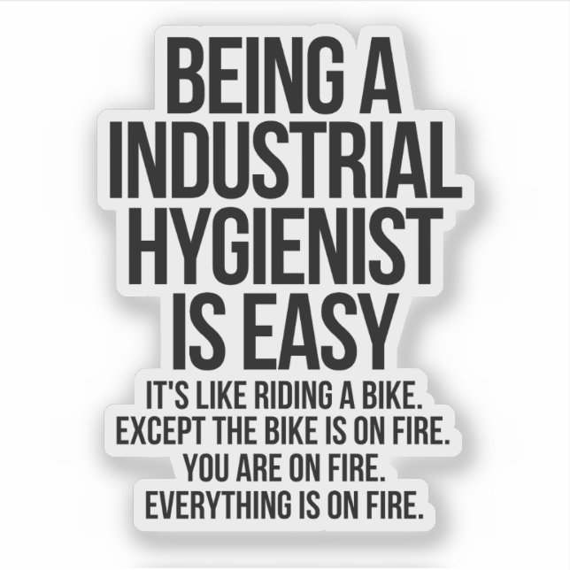 Industrial hygienist sticker (Front)