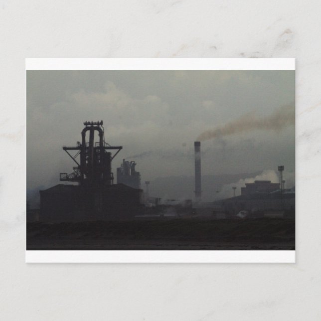 Industrial Landscape, Redcar Postcard (Front)