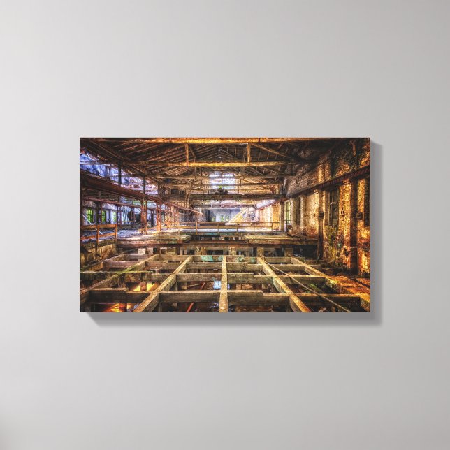 Industrial lobby canvas print (Front)
