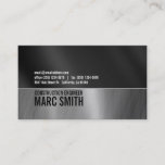 Industrial Look Business Card Platinum Paper at Zazzle