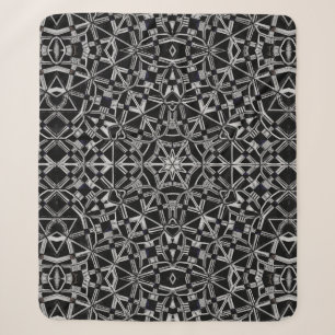 Industrial Mandala  Sherpa Blanket