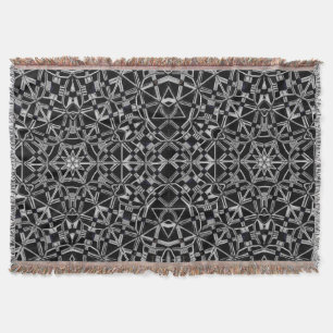 Industrial Mandala  Throw Blanket