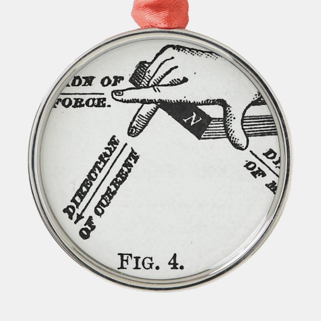 Industrial Mechanical Vintage Engineering Metal Ornament (Front)