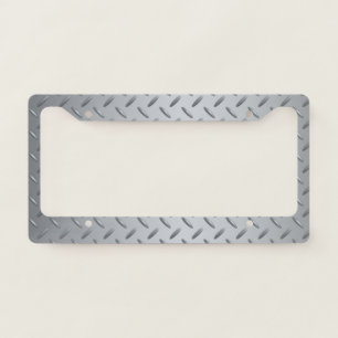 Industrial Metal License Plate Frame