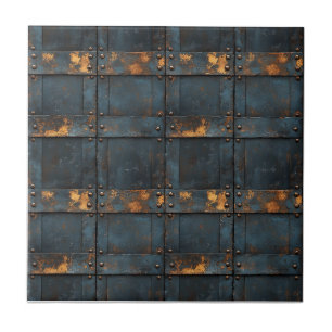 Industrial Metal Rustic  Ceramic Tile