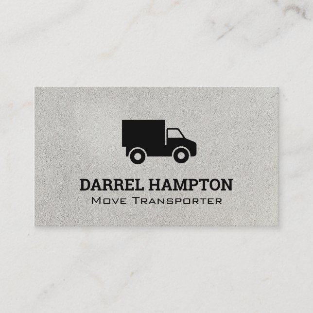 Industrial Moving Truck Business Card (Front)