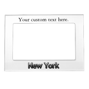 Industrial New York - On White Magnetic Frame