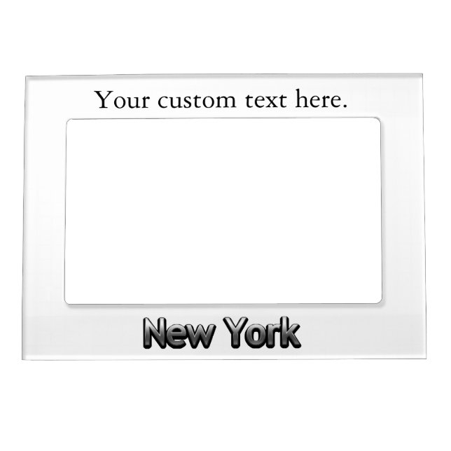 Industrial New York - On White Magnetic Frame (Front)