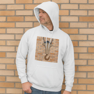 Industrial Pulley Hook Vintage Mechanical Design  Hoodie