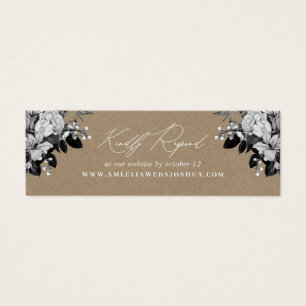 Industrial Rustic Chic Floral Wedding Website RSVP