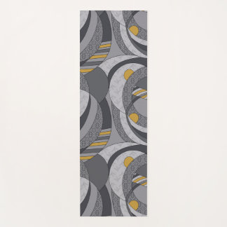 Industrial Spirals – Abstract Grunge-Inspired Yoga Mat