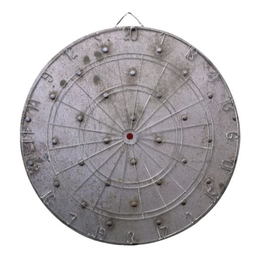 Industrial steel sheet metal dart board