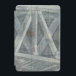 Industrial Structure | Bridge iPad Mini Cover<br><div class="desc">This print of an industrial structure was created by Jennifer Goldberger and resembles the trusses of a bridge. This grey structure is beatifully rendered,  making you want to traverse its span and see what's on the other side. Order yours now!</div>