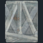 Industrial Structure | Bridge iPad Smart Cover<br><div class="desc">This print of an industrial structure was created by Jennifer Goldberger and resembles the trusses of a bridge. This grey structure is beatifully rendered,  making you want to traverse its span and see what's on the other side. Order yours now!</div>