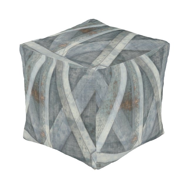 Industrial Structure | Bridge Pouf (Angled Front)