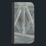 Industrial Structure | Bridge Samsung S4 Wallet Case<br><div class="desc">This print of an industrial structure was created by Jennifer Goldberger and resembles the trusses of a bridge. This grey structure is beatifully rendered,  making you want to traverse its span and see what's on the other side. Order yours now!</div>