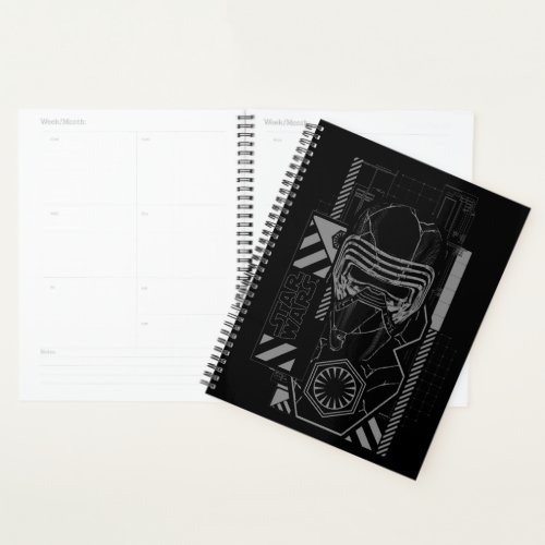 Industrial Style Kylo Ren First Order Graphic Planner