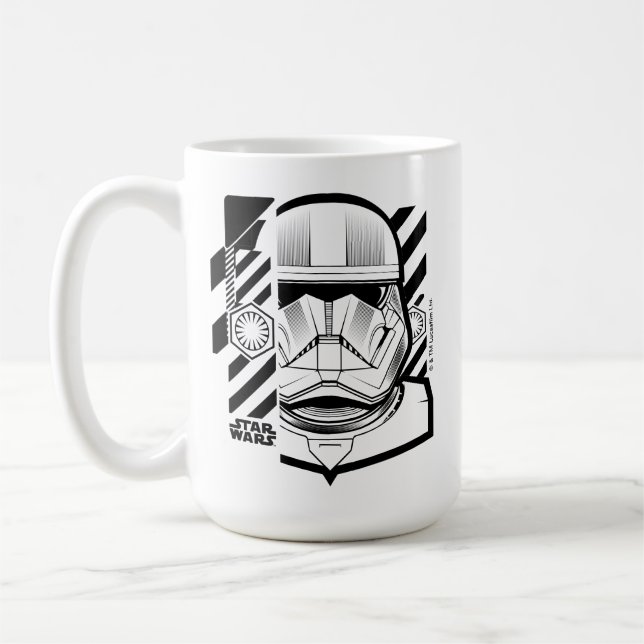 Industrial Style Sith Trooper Graphic Coffee Mug (Left)