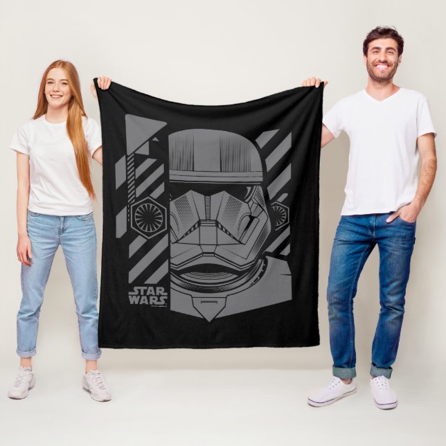 Industrial Style Sith Trooper Graphic Fleece Blanket (In Situ)