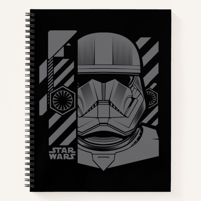 Industrial Style Sith Trooper Graphic Notebook (Front)