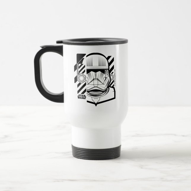 Industrial Style Sith Trooper Graphic Travel Mug (Left)