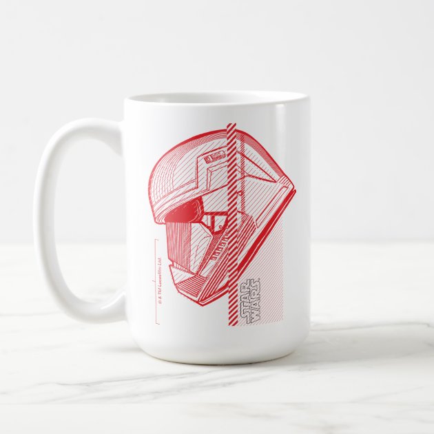 Industrial Style Sith Trooper Helmet Graphic Coffee Mug | Zazzle