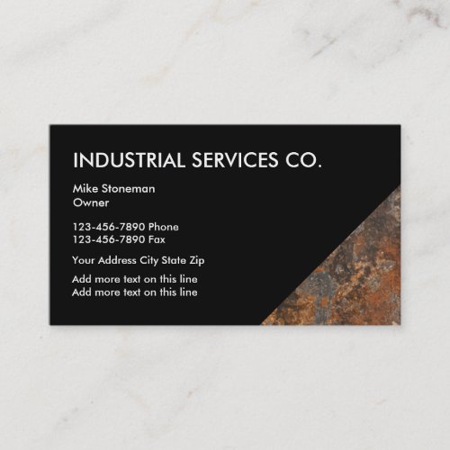 Industrial Theme Business Cards