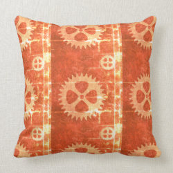 Industrial Throw Pillow - Distressed