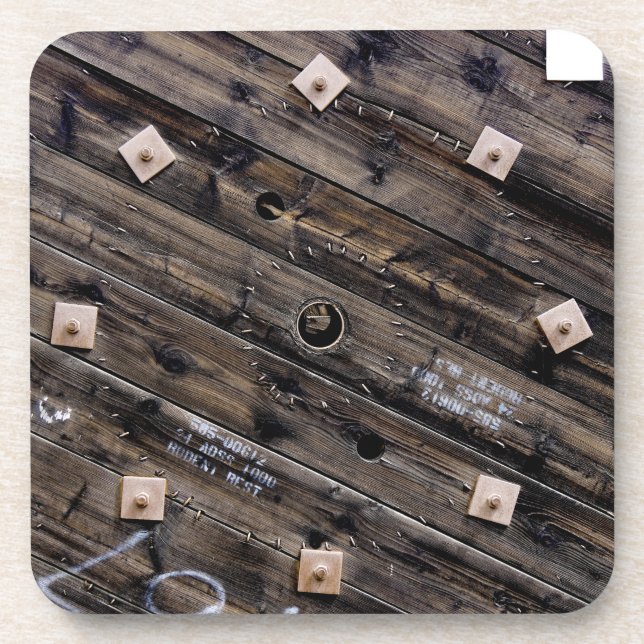 Industrial Wire Spool Coaster (Front)