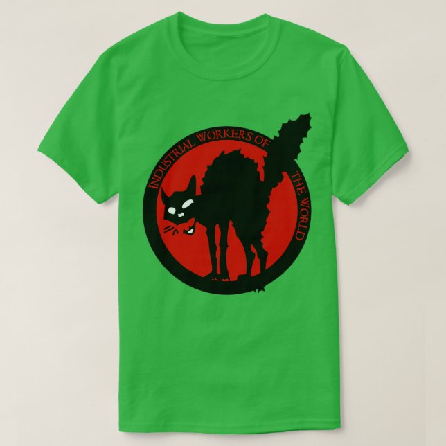 industrial workers of the world sabo tabby  T-Shirt (Design Front)