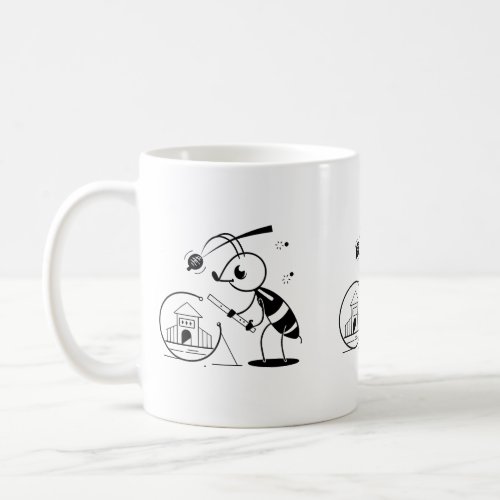 Industrious Ant and Cozy House Coffee Mug