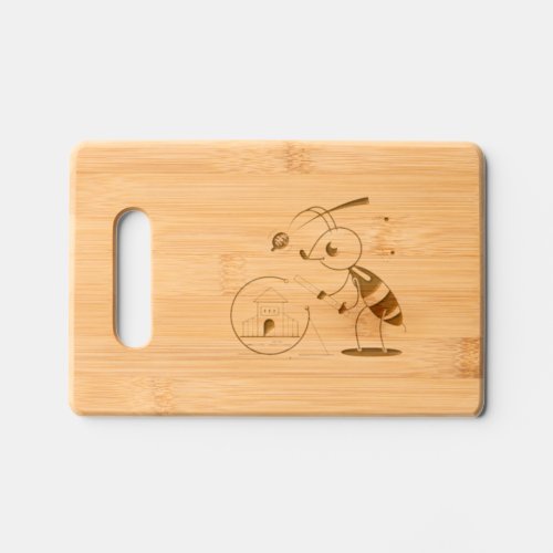 Industrious Ant and Cozy House Cutting Board