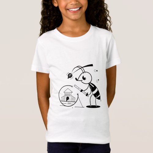 Industrious Ant and Cozy House T_Shirt