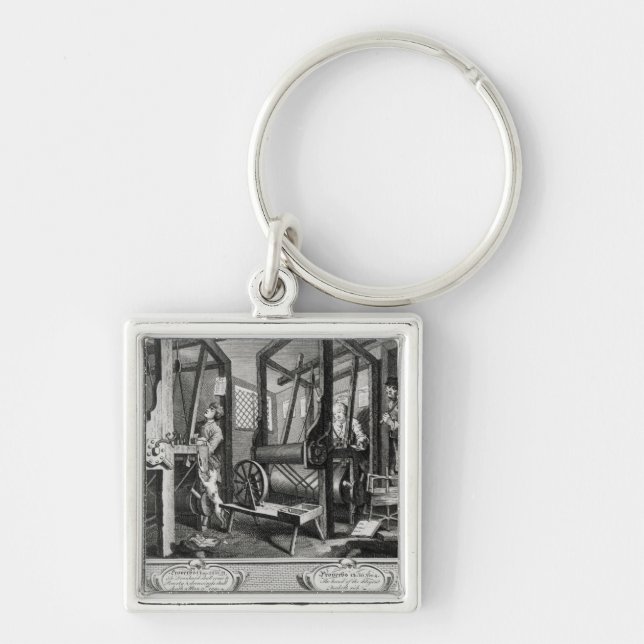 Industry and Idleness Keychain (Front)