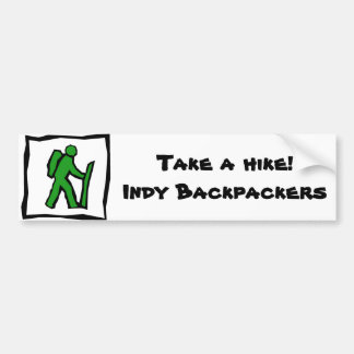 Indy Backpackers Bumper Sticker