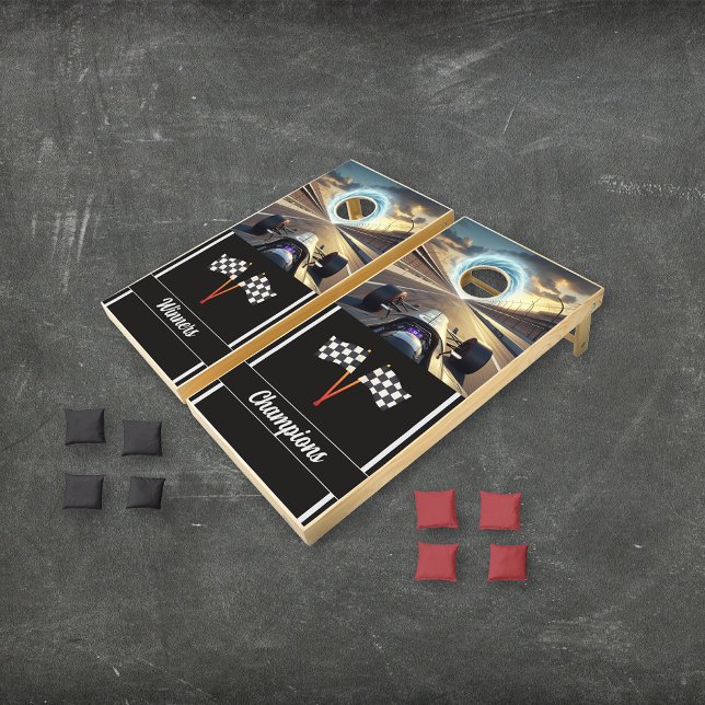 Indy Driver Sports Racer Cornhole Set (Creator Uploaded)