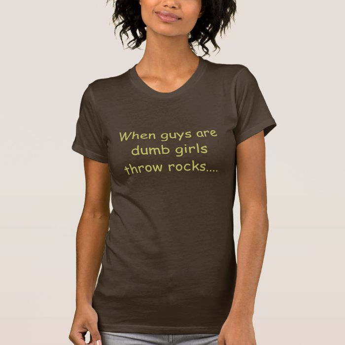 Indy,girls throw boulders t shirt