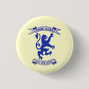 Indy Scottish Lion Rampant Gaelic Badge Button
