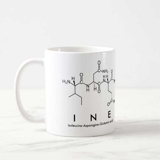 Ine peptide name mug (Left)