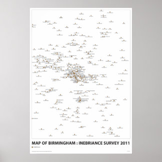 INEBRIANCE SURVEY Map Poster