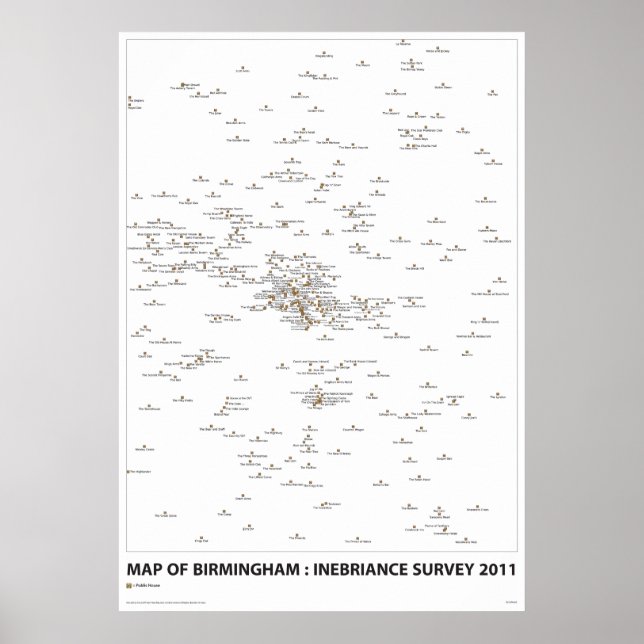 INEBRIANCE SURVEY Map Poster (Front)