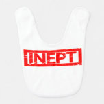 Inept Stamp Baby Bib