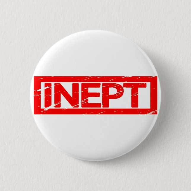 Inept Stamp Button (Front)