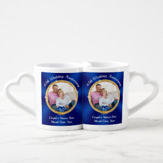 Inexpensive 65th or 45th Wedding Anniversary Gifts Coffee Mug Set