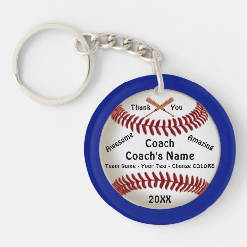 Inexpensive Baseball Coach Appreciation Gifts    Keychain