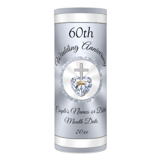 Inexpensive Christian 60th Anniversary Gift Ideas Flameless Candle