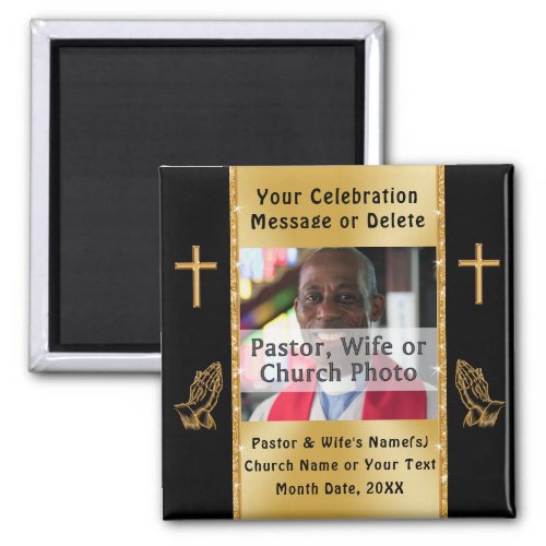 Inexpensive Church Anniversary Favors with PHOTO Magnet